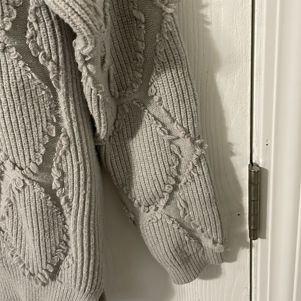 Coco Y Club CYC Heavy Knit Gray Sweater Size Small - Picture 2 of 5